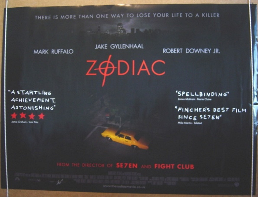 Zodiac  Original Quad Movie Poster  