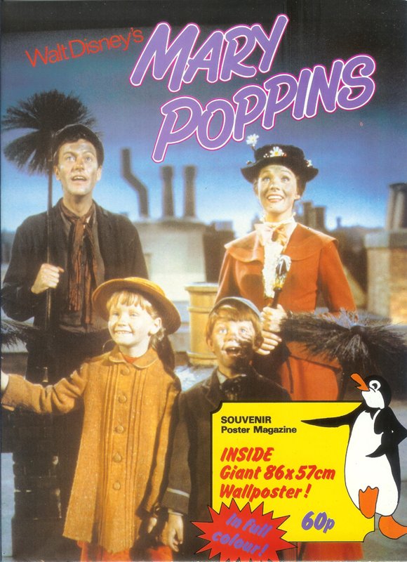 Mary Poppins  Souvenir Poster Magazine 