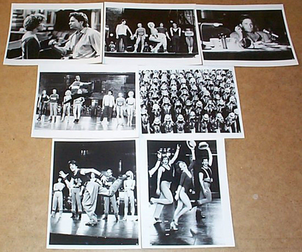 A Chorus Line  7 Original Black And White Press Stills 