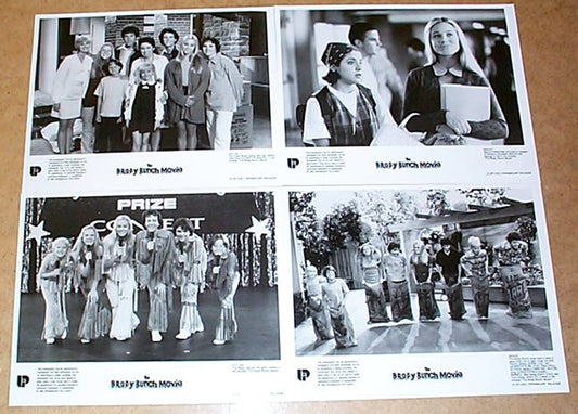 The Brady Bunch Movie  4 Original Black And White Press Stills 