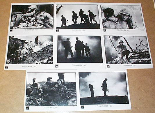 Hamburger Hill  8 Original Black And White Press Stills 