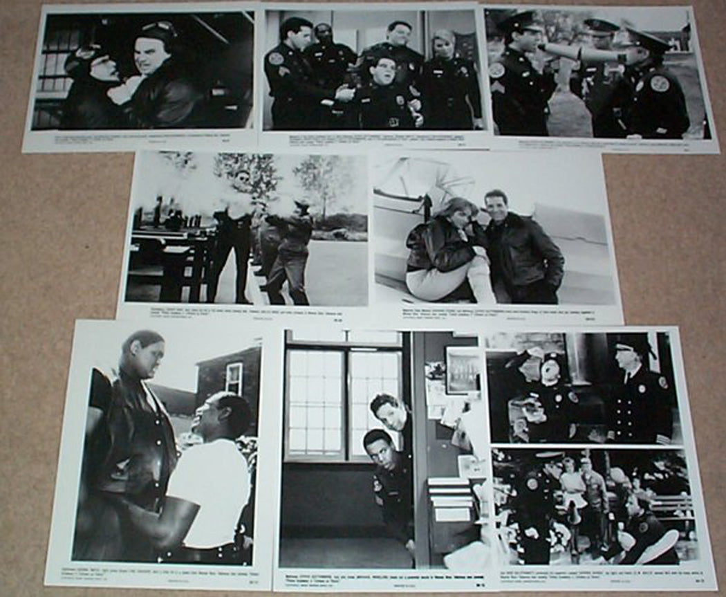 Police Academy 4 : Citizens On Patrol  8 Original Black And White Press Stills 