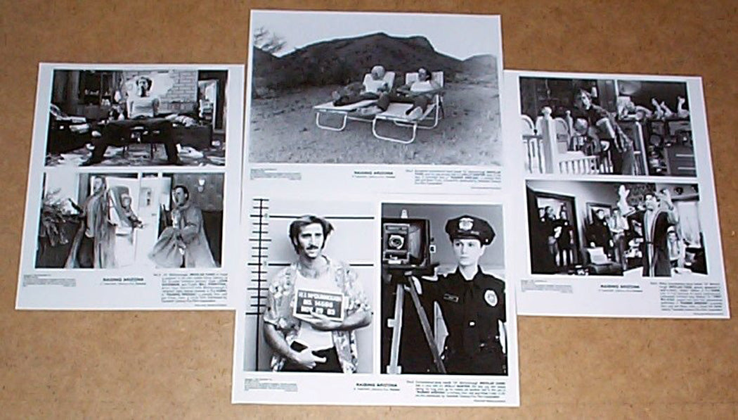 Raising Arizona  4 Original Black And White Press Stills 