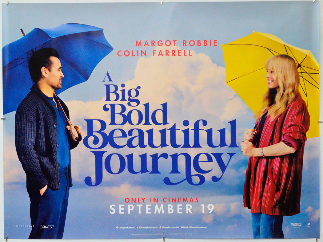 A Big Bold Beautiful Journey - Original Quad Poster - Film Poster - Movie Poster