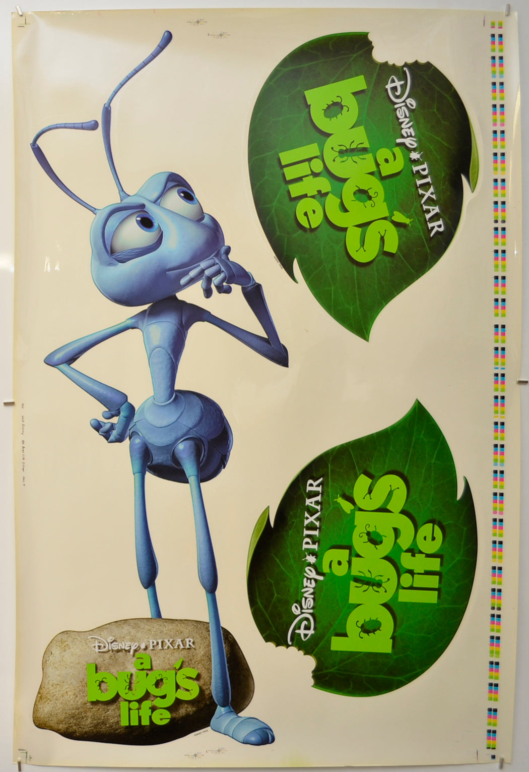 A BUG’S LIFE Cinema Window Cling Poster (A) 