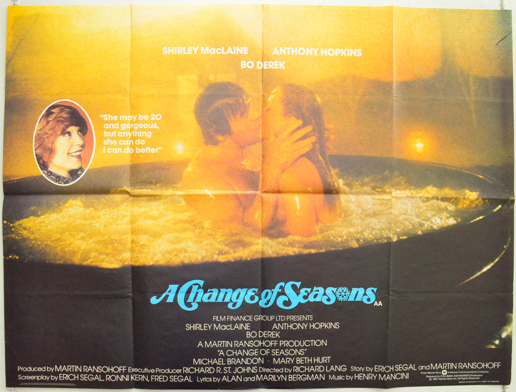 A Change Of Seasons Original British Quad Poster - Film Poster - Movie Poster 