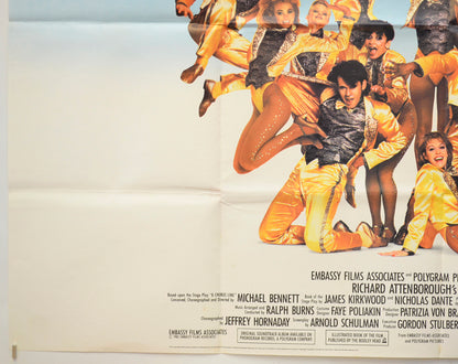 A CHORUS LINE (Bottom Left) Cinema Quad Movie Poster 