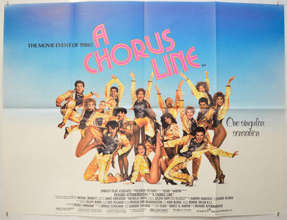 A Chorus Line Original Quad Poster - Film Poster - Movie Poster