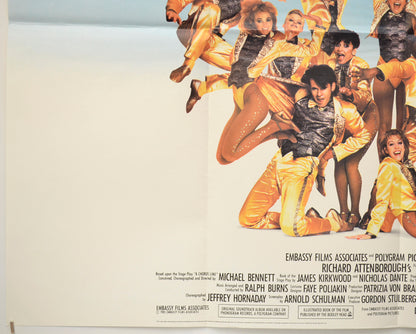 A CHORUS LINE (Bottom Left) Cinema Quad Movie Poster 