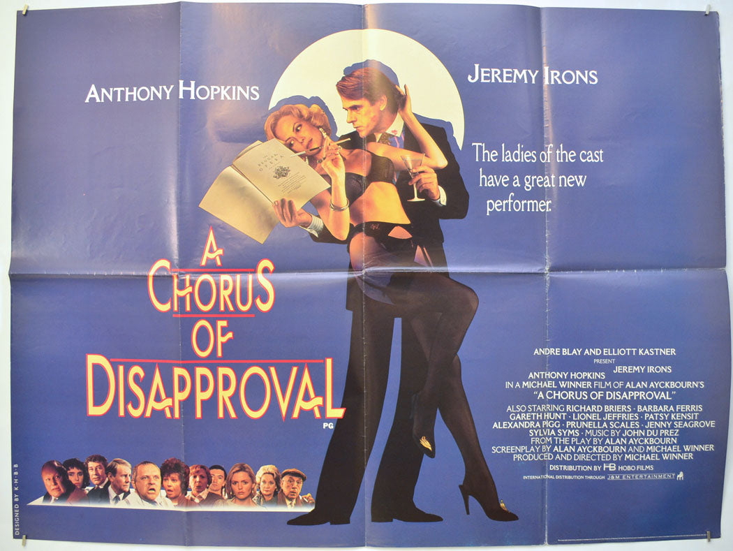 A Chorus Of Disapproval  Original Quad Poster - Film Poster - Movie Poster