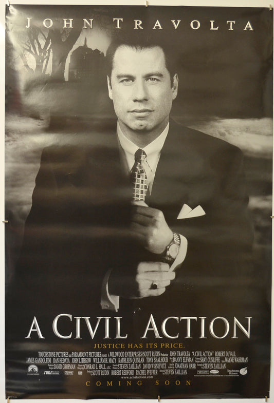 A Civil Action  (Teaser / Advance Version) Original One Sheet Poster - Film Poster - Movie Poster  