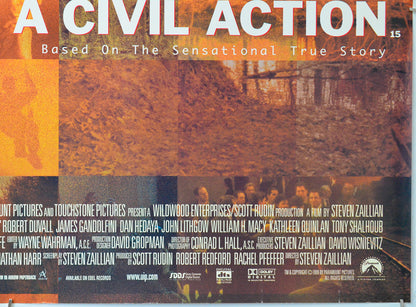 A Civil Action (Bottom Right) Cinema Quad Movie Poster 