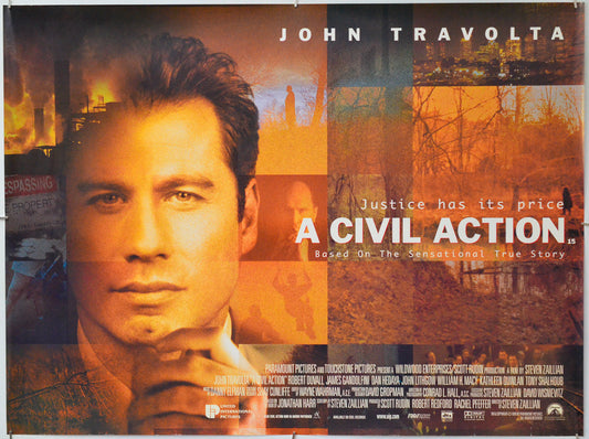 A Civil Action - Original Quad Poster - Film Poster - Movie Poster