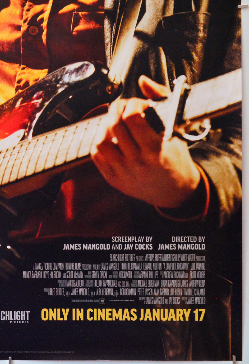 A Complete Unknown (Bottom Right) Cinema One Sheet Movie Poster 