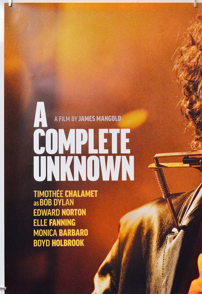 A Complete Unknown (Top Left) Cinema One Sheet Movie Poster 