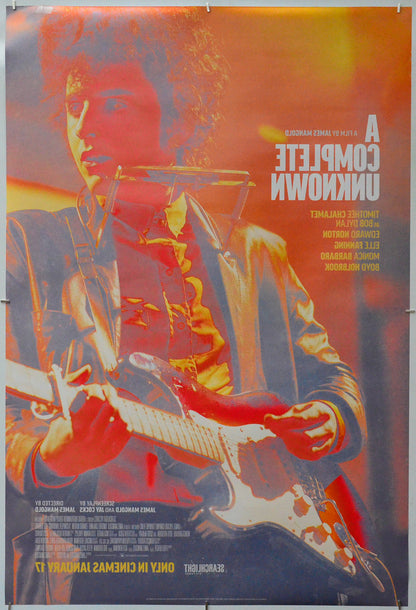 A Complete Unknown (Back) Cinema One Sheet Movie Poster 