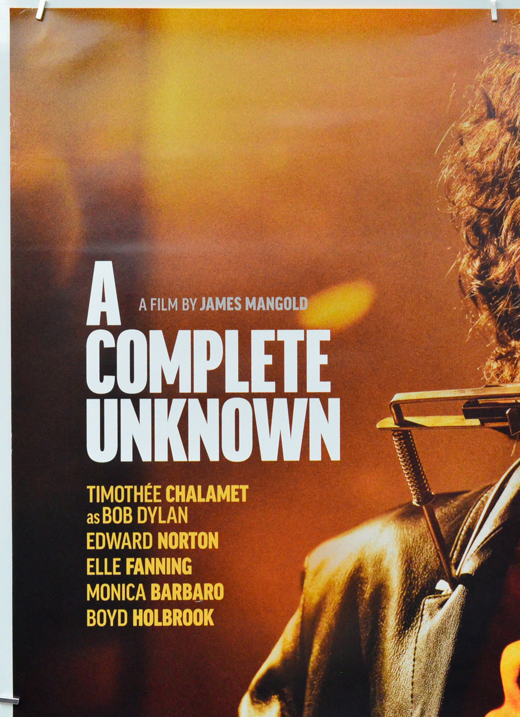 A Complete Unknown (Top Left) Cinema One Sheet Movie Poster 