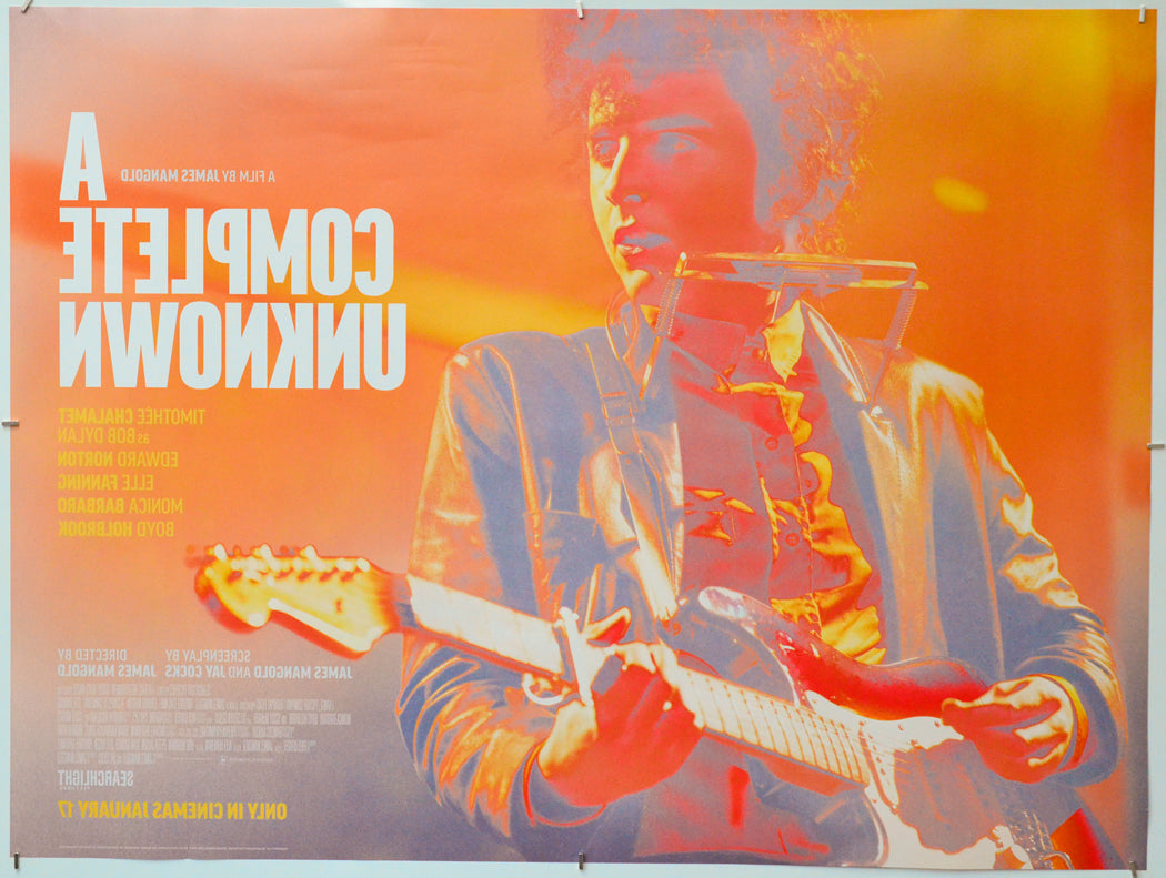 A Complete Unknown (Back) Cinema Quad Movie Poster 