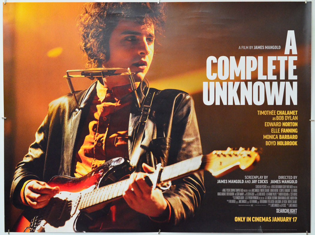 A Complete Unknown - Original Quad Poster - Film Poster - Movie Poster