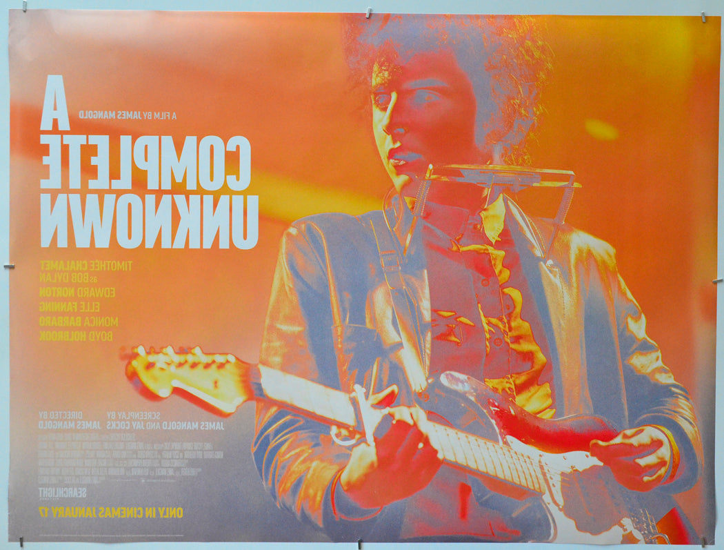 A Complete Unknown (Back) Cinema Quad Movie Poster 