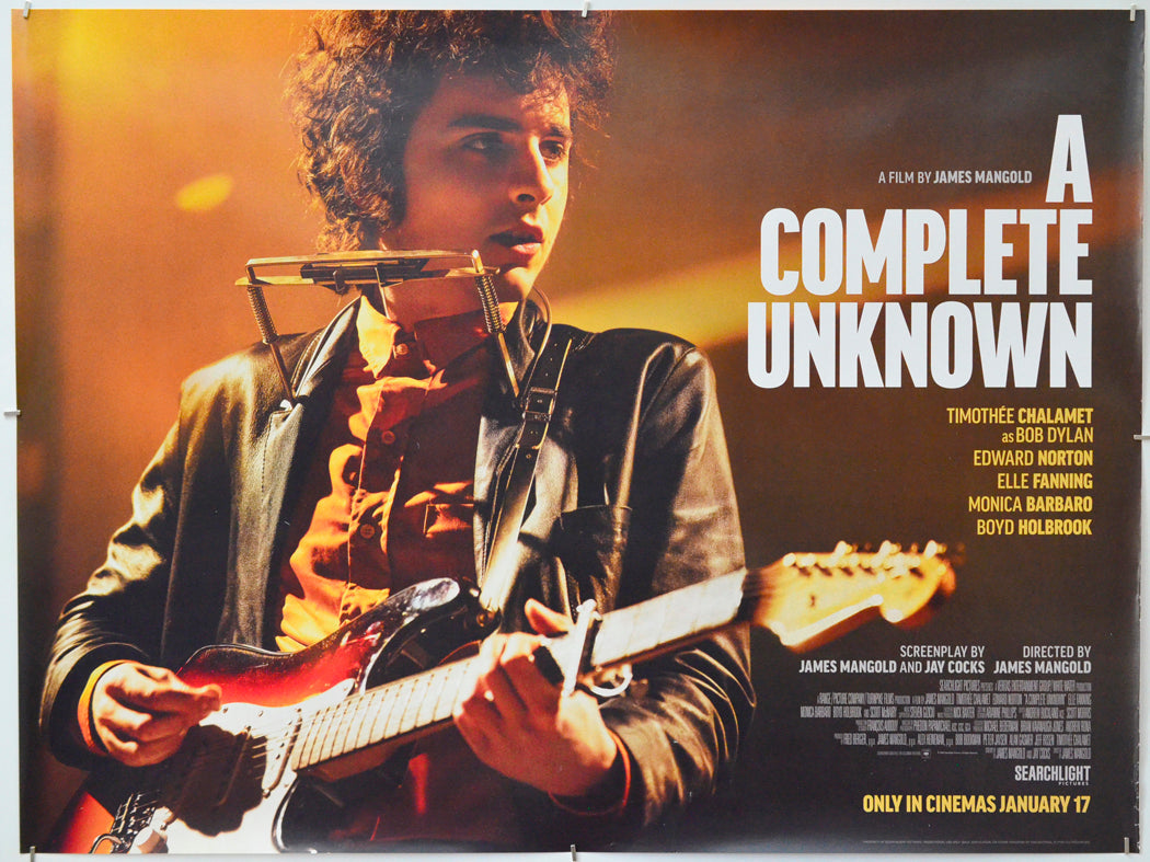 A Complete Unknown - Original Quad Poster - Film Poster - Movie Poster