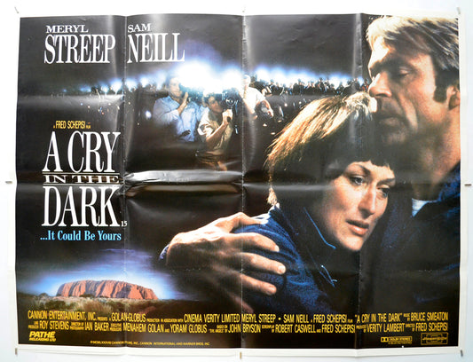 A CRY IN THE DARK  Original Quad Movie Poster