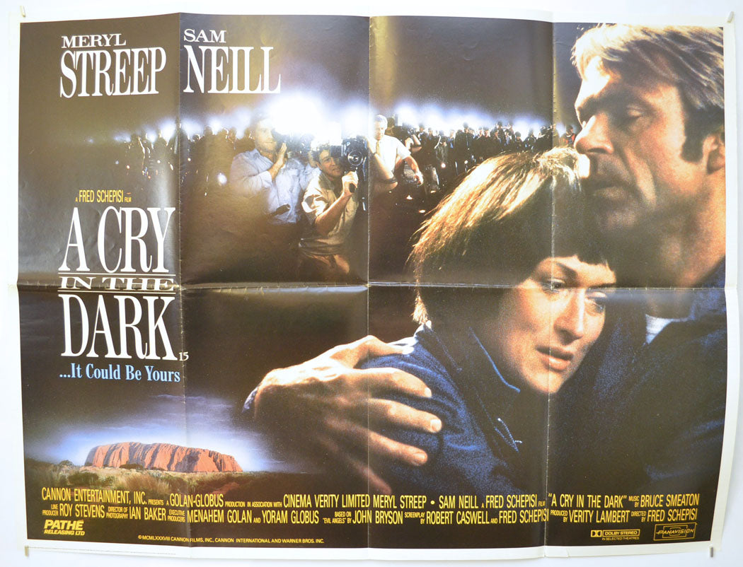 A Cry In The Dark  Original Quad Poster - Film Poster - Movie Poster