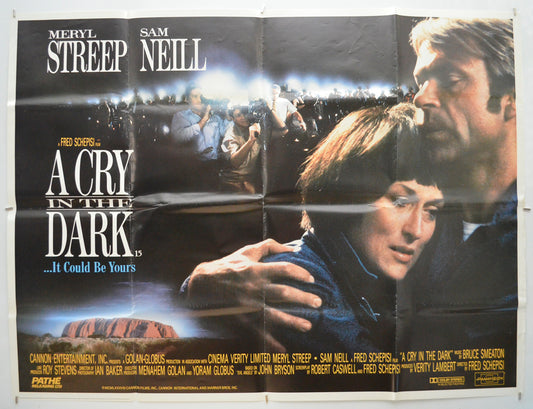 A CRY IN THE DARK  Original Quad Movie Poster  