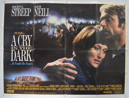 A Cry In The Dark Original Quad Poster - Film Poster - Movie Poster