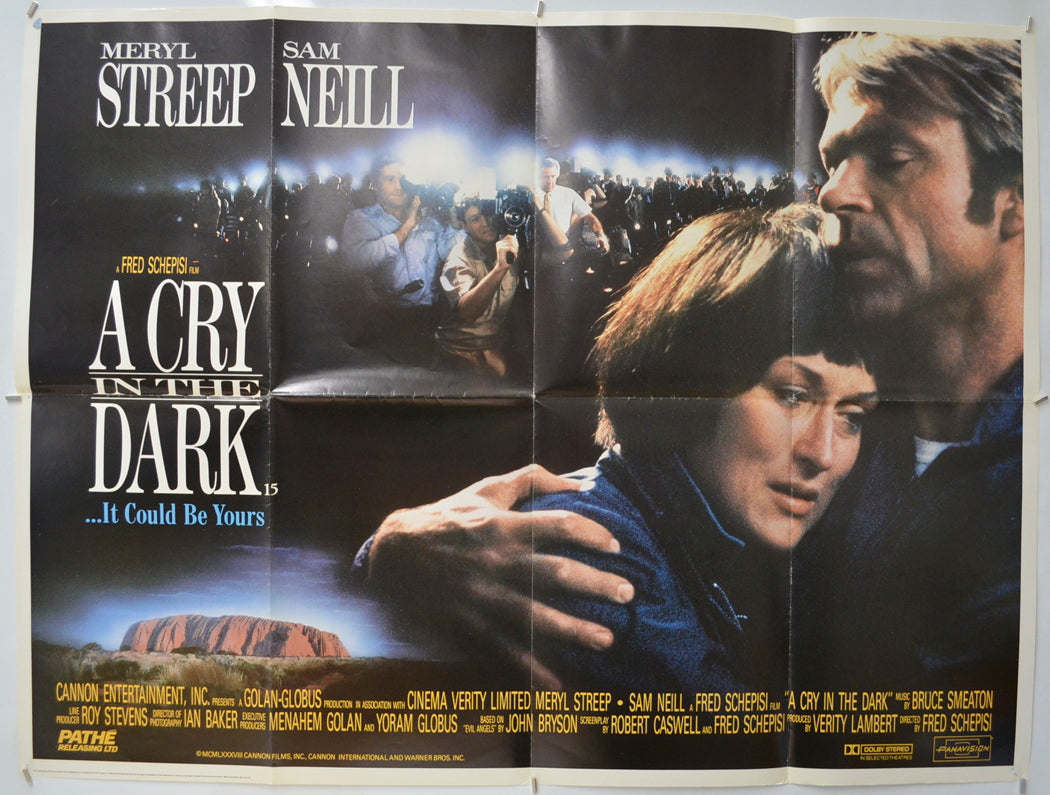 A Cry In The Dark Original Quad Poster - Film Poster - Movie Poster