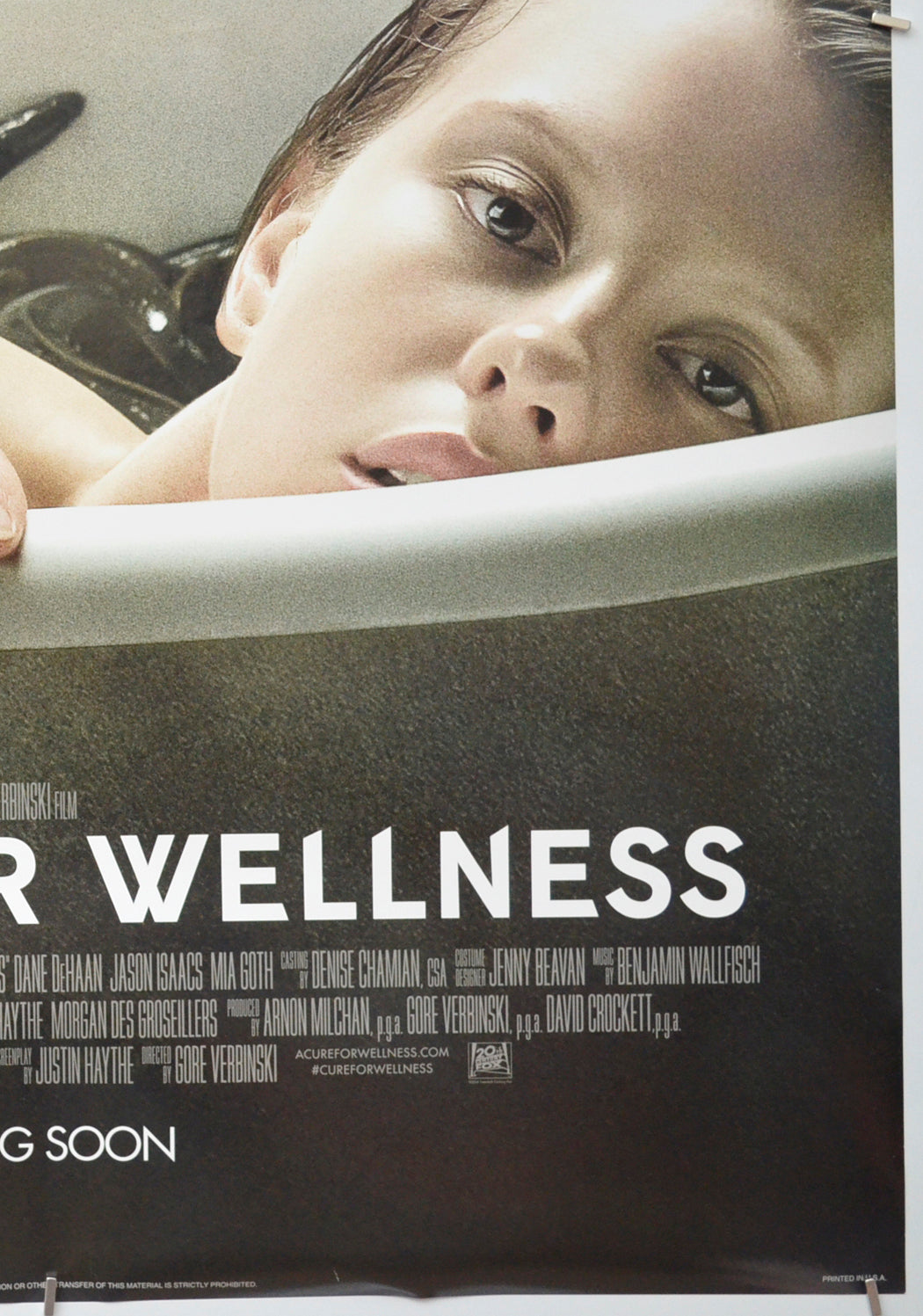 A CURE FOR WELLNESS (Bottom Right) Cinema One Sheet Movie Poster 