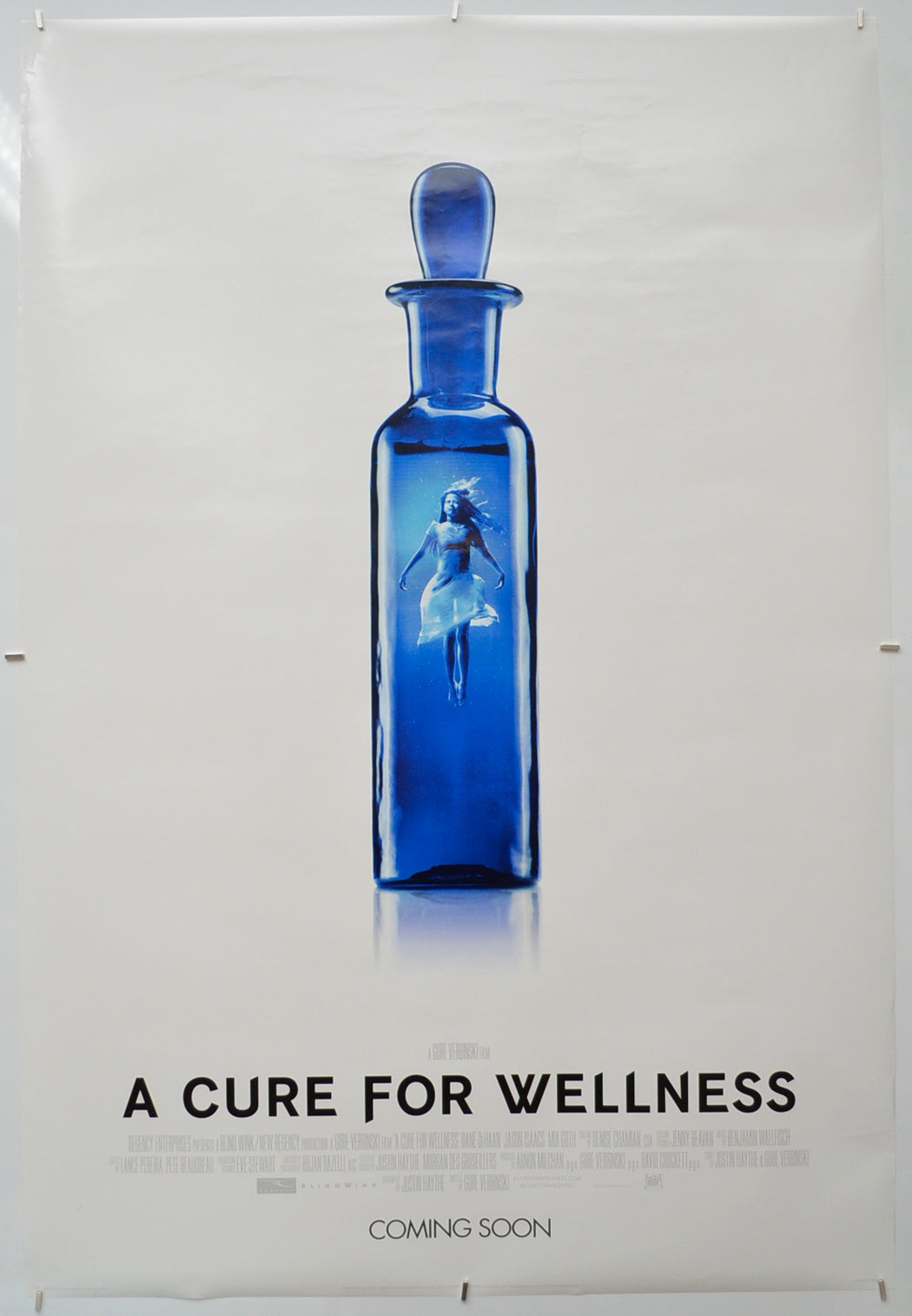 A Cure For Wellness (Teaser / Advance Version) Original One Sheet Poster - Film Poster - Movie Poster