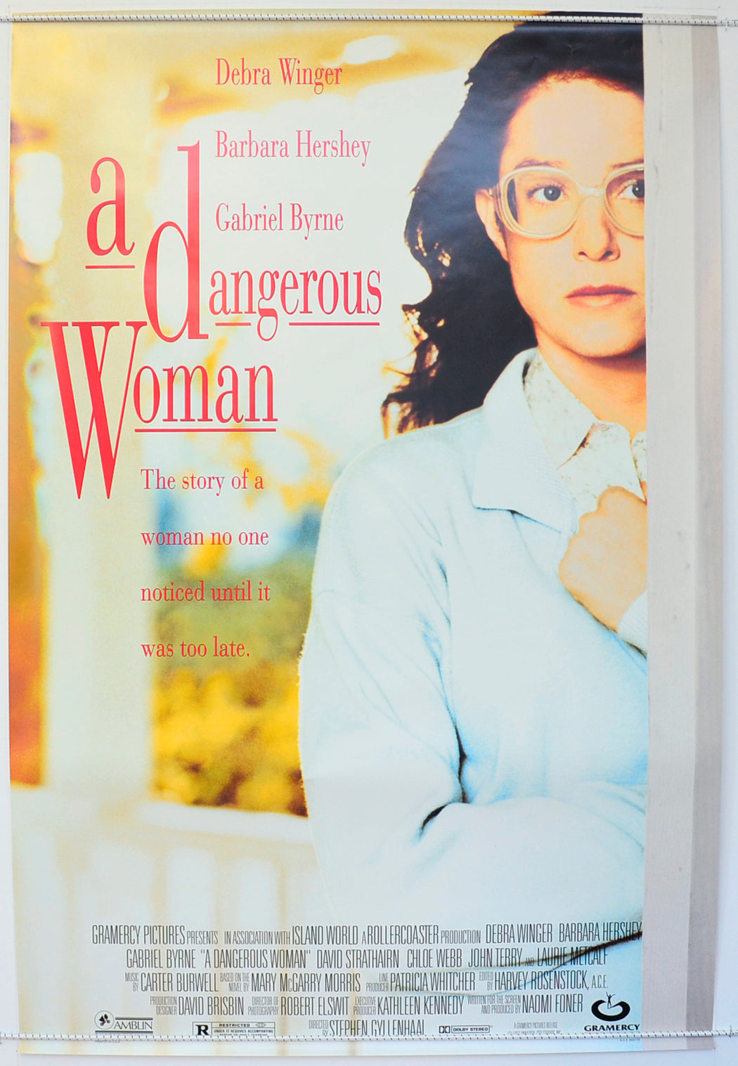 A Dangerous Woman  Original One Sheet Poster - Film Poster - Movie Poster 