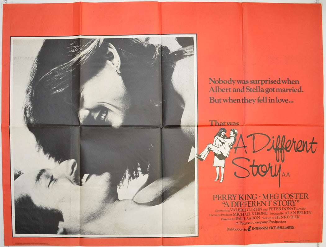 A Different Story  Original British Quad Poster - Film Poster - Movie Poster 