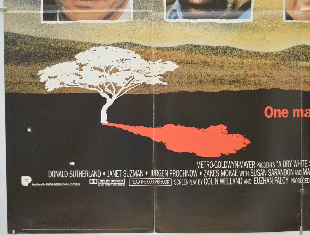 A DRY WHITE SEASON (Bottom Left) Cinema Quad Movie Poster 