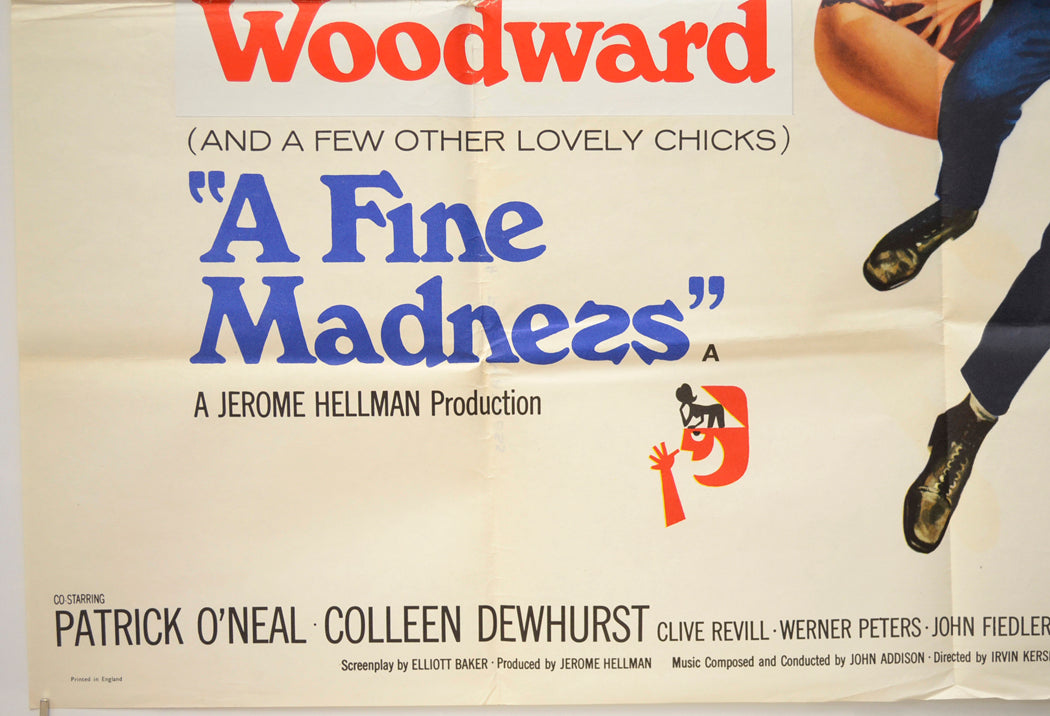 A FINE MADNESS (Bottom Left) Cinema Quad Movie Poster 