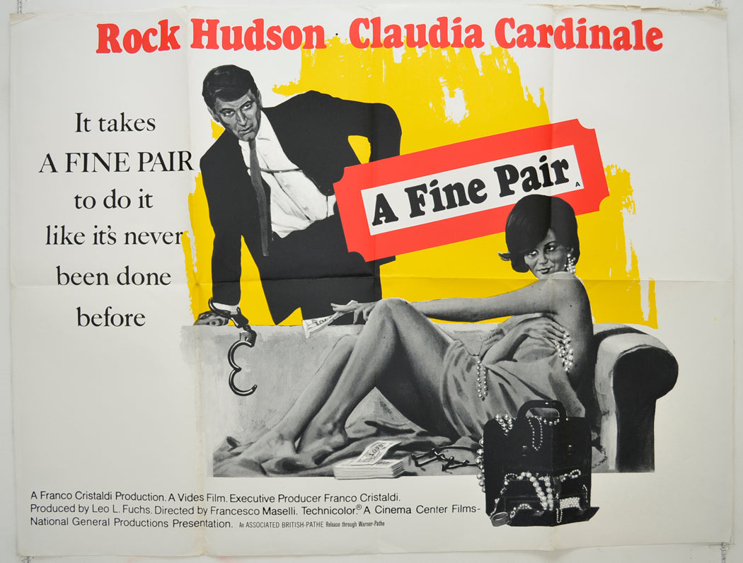 A Fine Pair Original Quad Poster - Film Poster - Movie Poster  