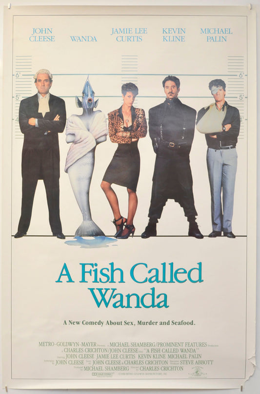 A Fish Called Wanda Original One Sheet Poster - Film Poster - Movie Poster