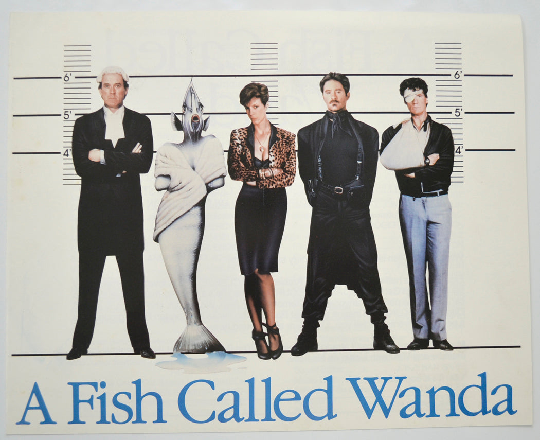 A Fish Called Wanda Original Cinema Exhibitors Press Synopsis / Credits Booklet (UK)