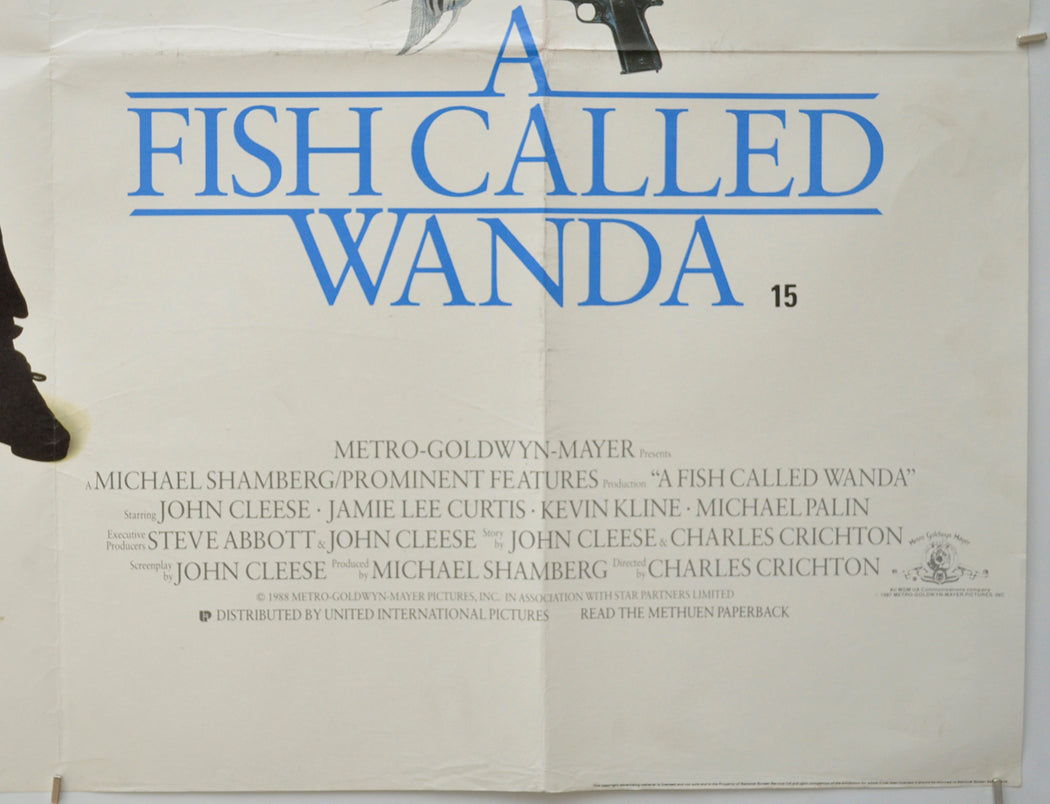 A FISH CALLED WANDA (Bottom Right) Cinema Quad Movie Poster 