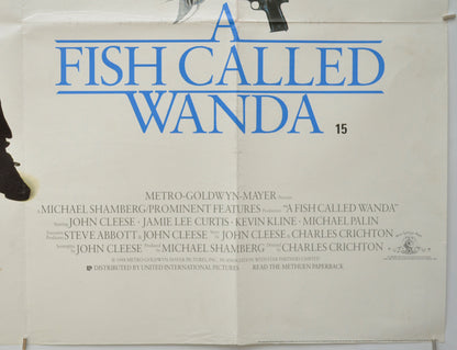 A FISH CALLED WANDA (Bottom Right) Cinema Quad Movie Poster 