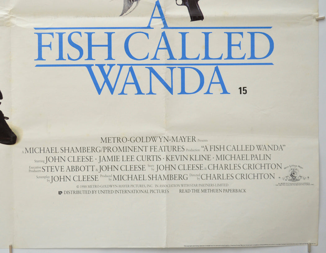 A FISH CALLED WANDA (Bottom Right) Cinema Quad Movie Poster 