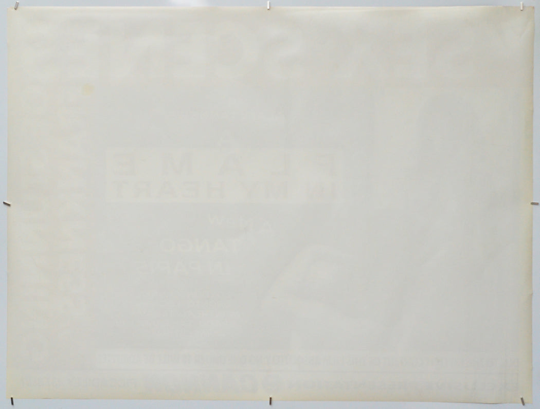 A Flame In My Heart (Back) Cinema Quad Movie Poster 