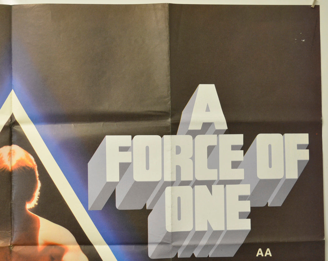 A FORCE OF ONE (Top Right) Cinema Quad Movie Poster 