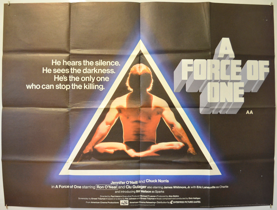 A Force Of One Original Quad Poster - Film Poster - Movie Poster