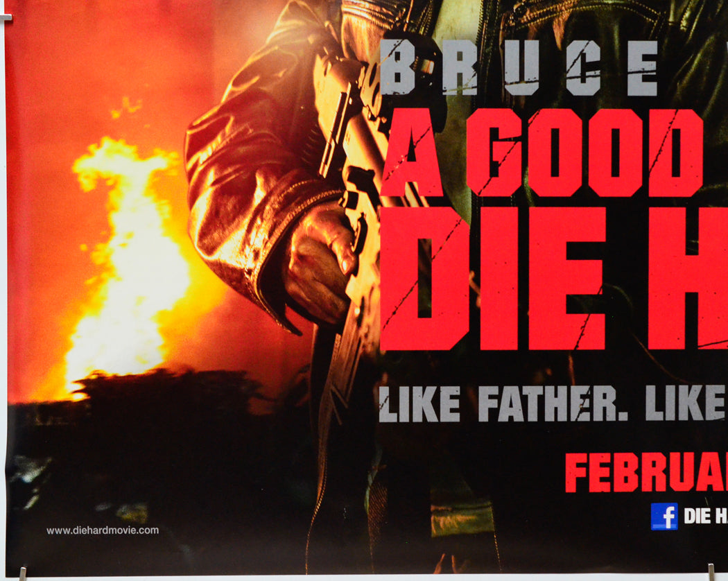 A Good Day To Die Hard (Bottom Left) Cinema Quad Movie Poster 