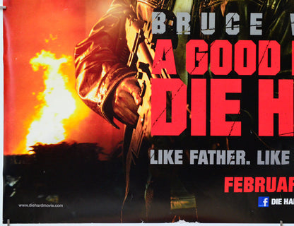 A Good Day To Die Hard (Bottom Left) Cinema Quad Movie Poster 