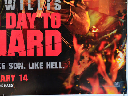 A Good Day To Die Hard (Bottom Right) Cinema Quad Movie Poster 