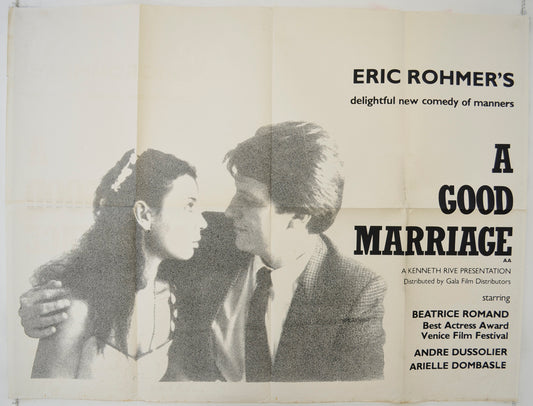 A Good Marriage  (a.k.a. Le beau mariage)  Original Quad Poster - Film Poster - Movie Poster 