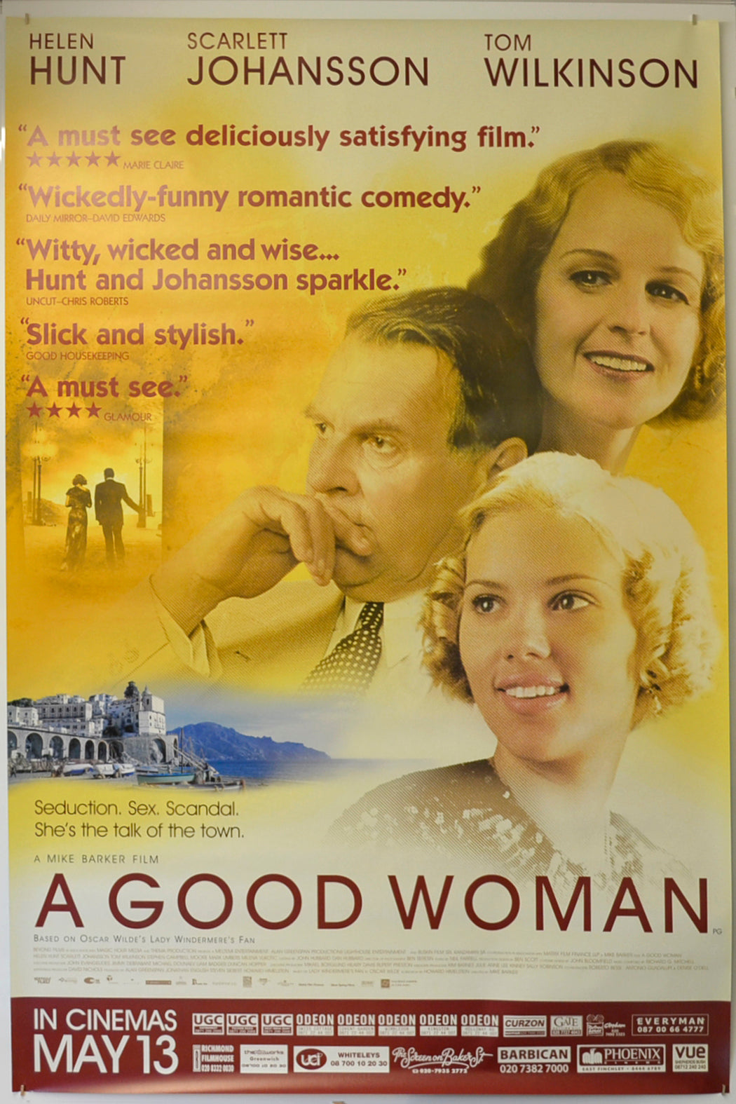 A Good Woman  Original British 4 Sheet Poster  - Film Poster - Movie Poster